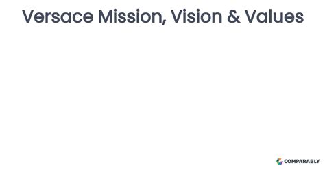 versace group mission|versace vision statement meaning.